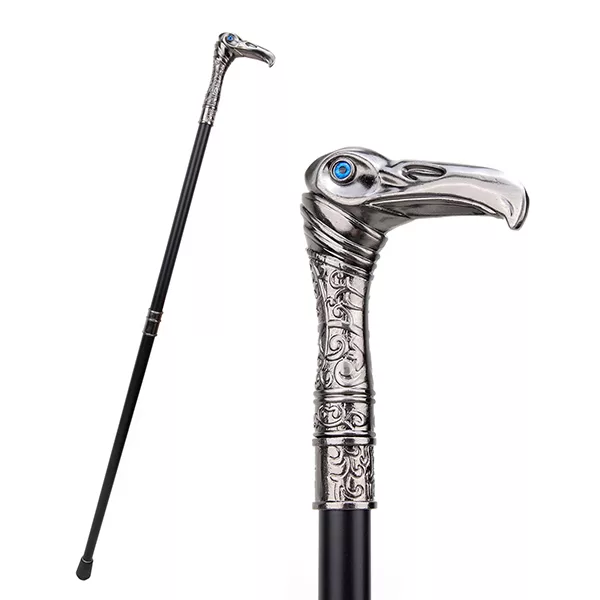Canne À Tête D’aigle Bâton De Marche Décoratif – Image 2