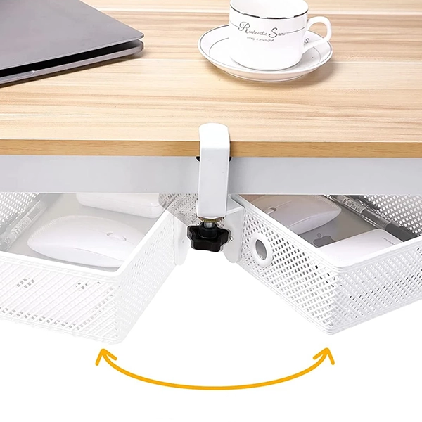 Tiroir de Rangement Rotatif sous le Bureau – Image 3